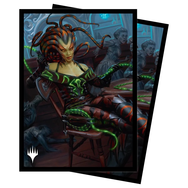 100 Lommer  Magic Outlaws Of Thunder Junction: Key Art   Vraska  The Silencer Matte Deck Protector Sleeves Ultra Pro  38355