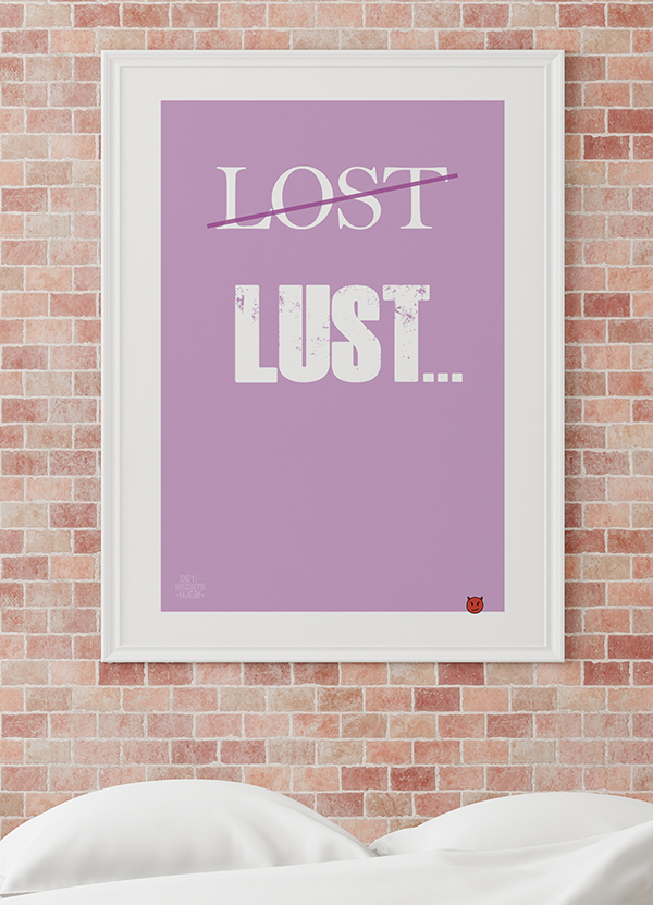 Lost Lust-plakat 21   29    A4  Kr  199 -