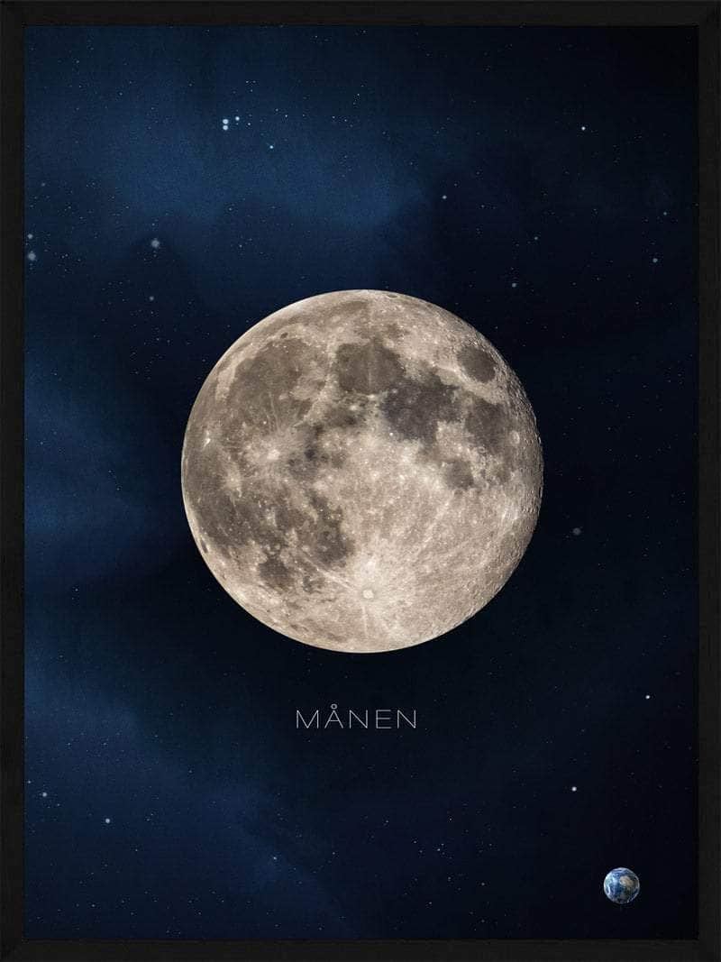 Månen Plakat