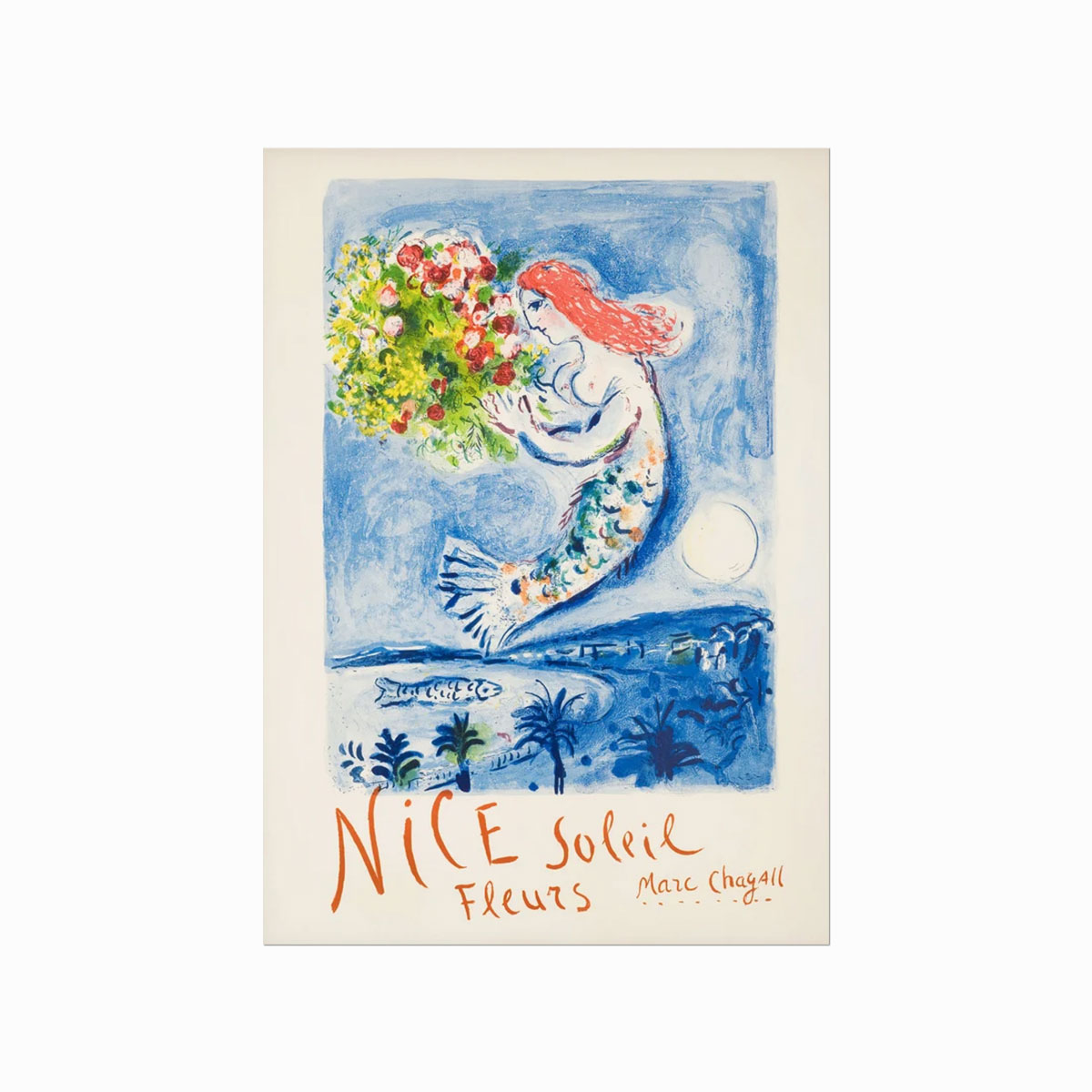 Marc Chagall  Nice Soleil Fleurs