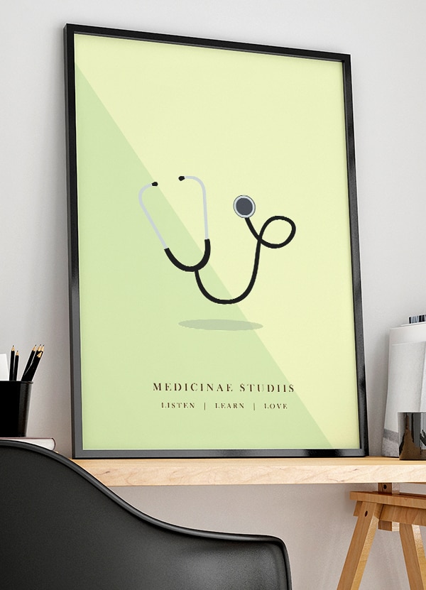 Medicinstuderende-plakat 21   29    A4  Kr  199 -