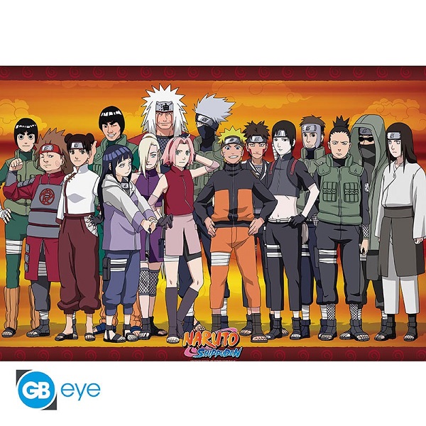 Naruto Shippuden Konoha Ninjas Poster Plakat 61x91 5cm