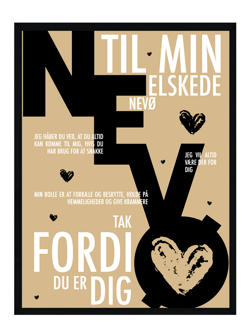 Nevø Plakat Personlig Plakat