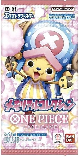 One Piece Japanese Eb01 Memorial Collection Booster Pack