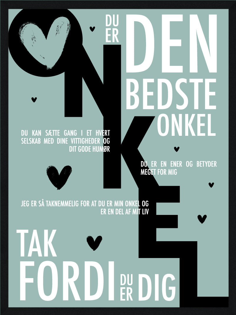 Onkel Plakat Personlig Plakat