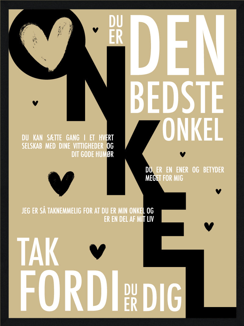 Onkel Plakat Personlig Plakat