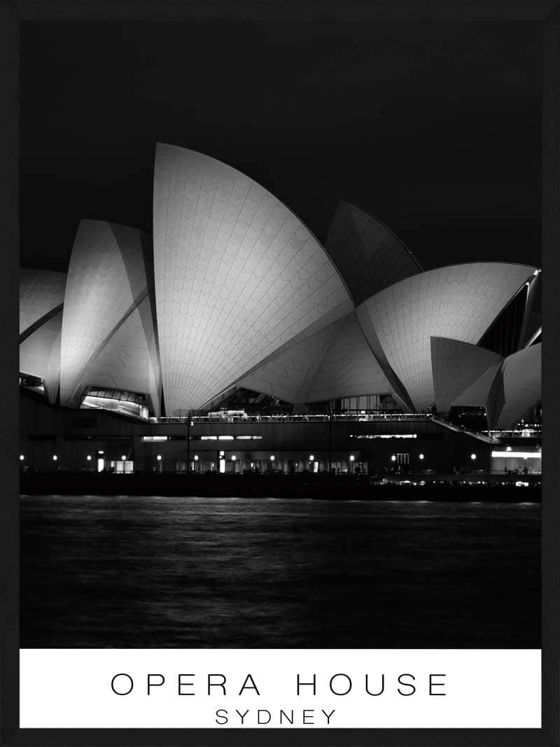 Operahuset Sydney Plakat