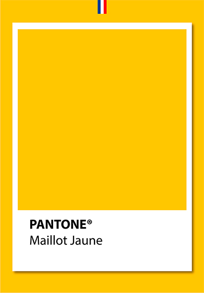 Pantone Maillot Jaune Af Plakatwerket