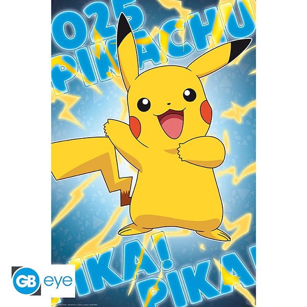 Pok 195 169 Mon Pikachu Poster Plakat Foil 61x91 5cm