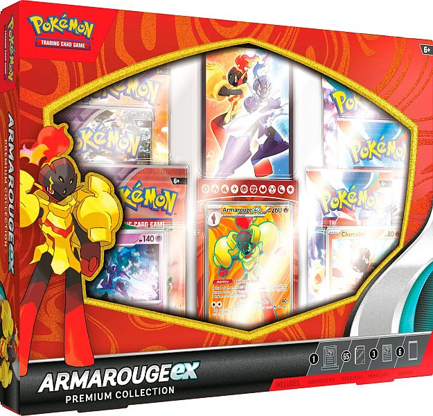 Pokemon  Ex Box: Armarouge Ex Premium Collection  2024     Boosters