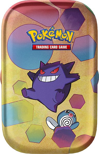 Pokemon Tin Kasse 2023 Fall Scarlet   Violet: 151 Mini Tin: Gengar    Boosters     195 184 Nt