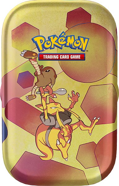 Pokemon Tin Kasse 2023 Fall Scarlet   Violet: 151 Mini Tin: Kadabra    Boosters     195 184 Nt