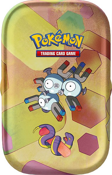 Pokemon Tin Kasse 2023 Fall Scarlet   Violet: 151 Mini Tin: Magneton    Boosters     195 184 Nt