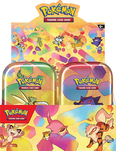 Pokemon Tin Kasse 2023 Fall Scarlet   Violet: 151 Mini Tins Display Alle 10 Mini Tins   20 Boosters