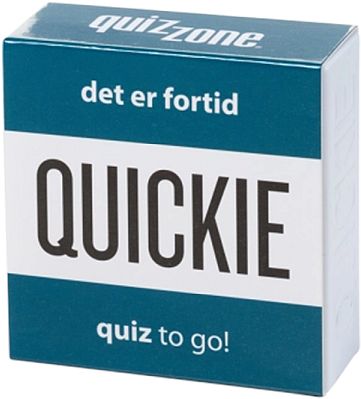 Quizzone: Quickie Det Er Fortid Card Game