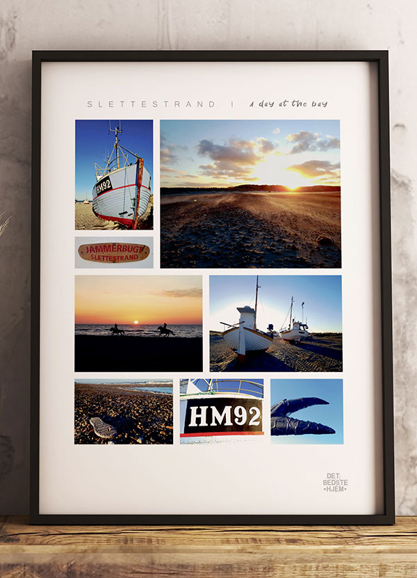 Slettestrand-plakat 21   29    A4  Kr  199 -