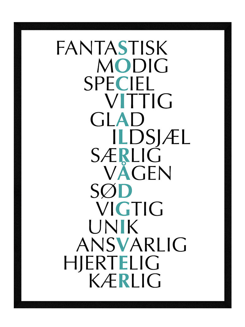 Socialradgiver Citat Plakat