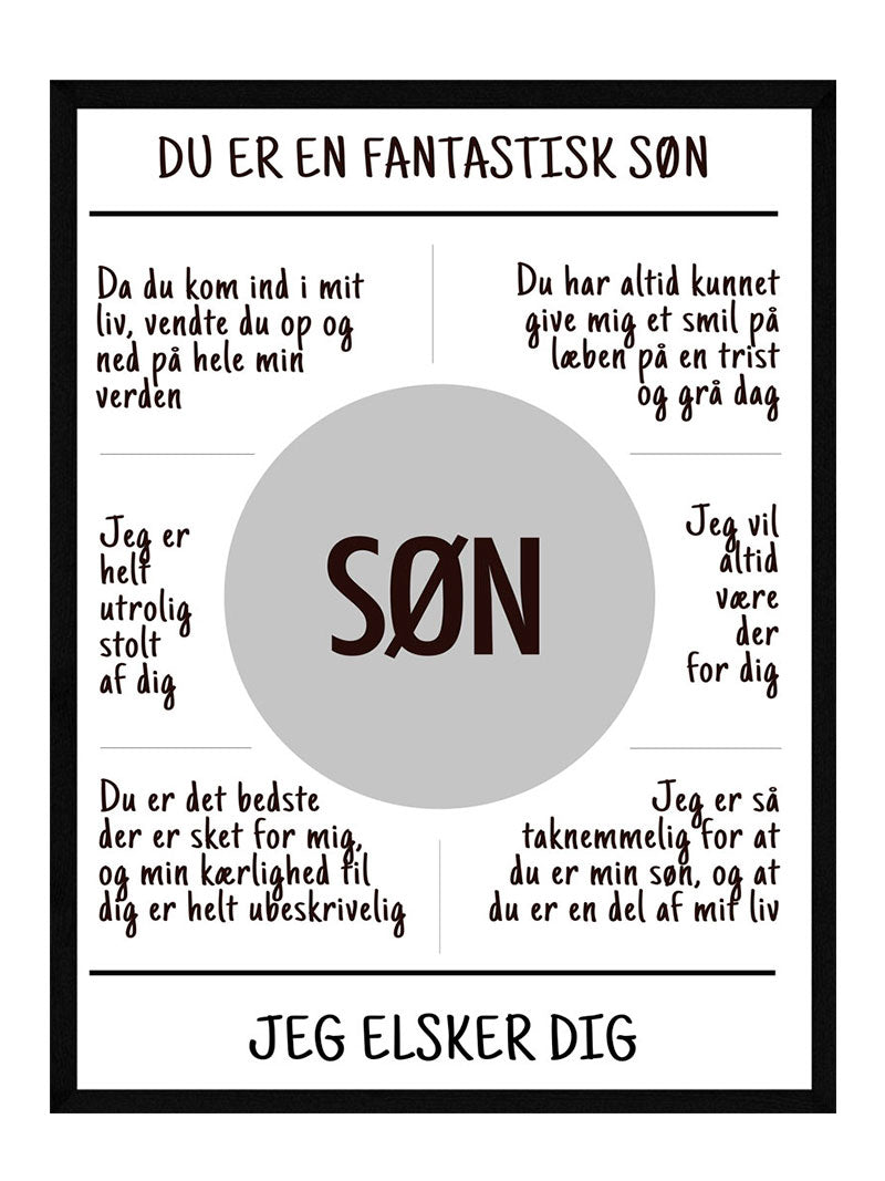 Søn Plakat