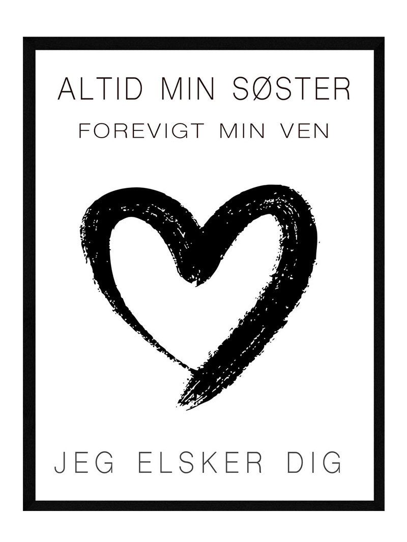 Søster Min Fortrolige Plakat