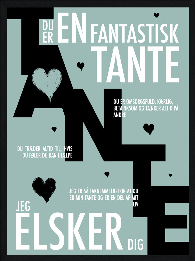 Tante Plakat Personlig Plakat