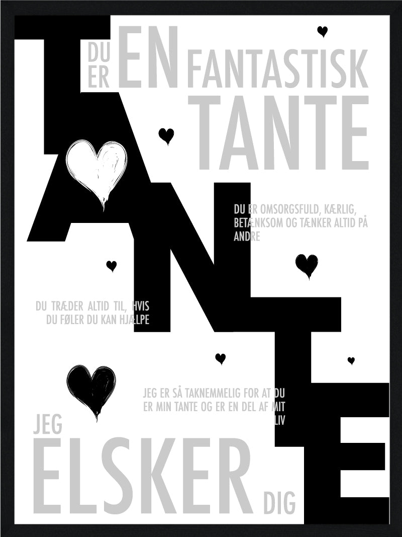 Tante Plakat Personlig Plakat