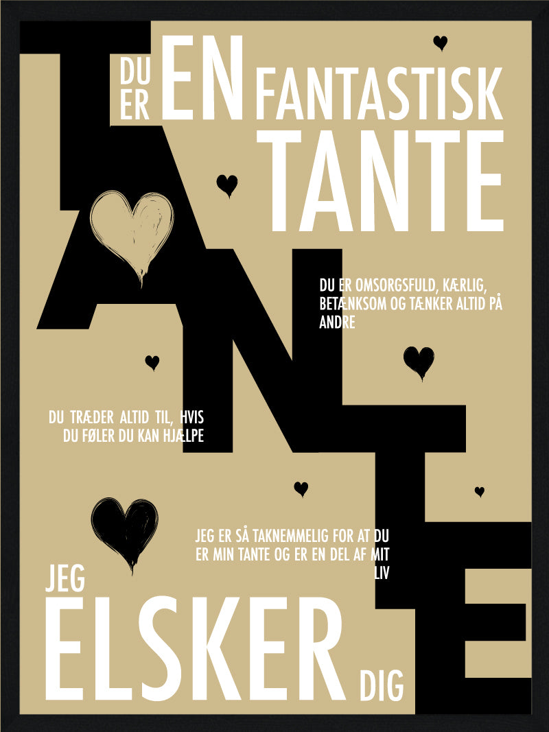 Tante Plakat Personlig Plakat