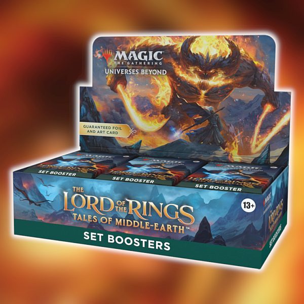 The Lord Of The Rings: Tales Of Middle-earth Set Booster Box  Display