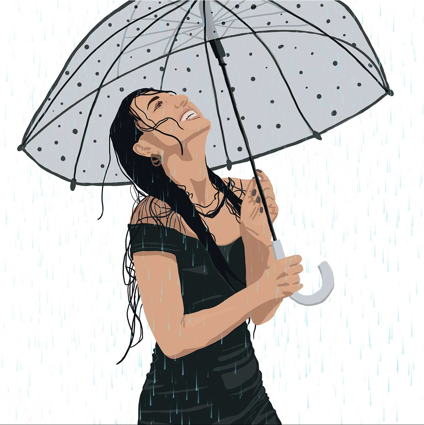 There Comes The Rain Af Birgit Thrane