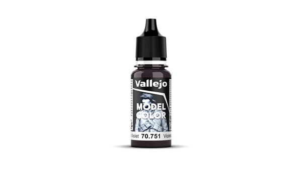 Vallejo Maling Model Color: Matt  054  Black Violet 18ml