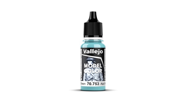 Vallejo Maling Model Color: Matt  068  Light Blue Green 18ml