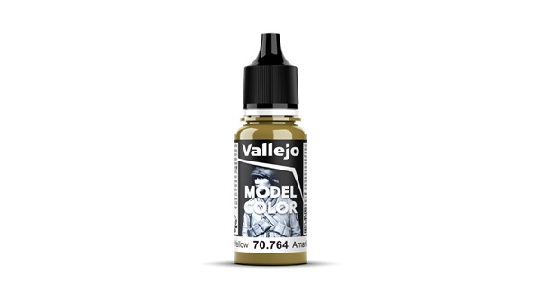 Vallejo Maling Model Color: Matt  125  Military Yellow 18ml