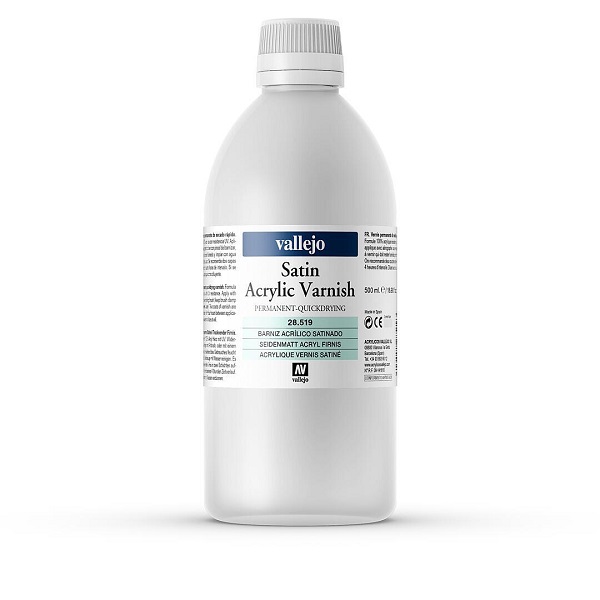 Vallejo Varnish: Satin  500 Ml