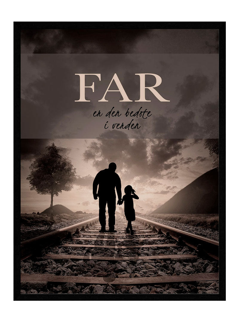 Verdens Bedste Far Plakat Jernbane