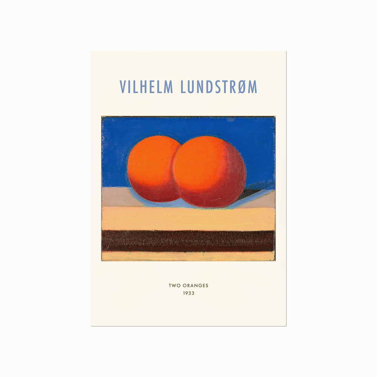 Vilhelm Lundstrøm  Two Oranges