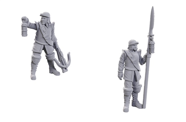 Wizkids Deep Cuts Miniatures: Roadwardens Male   Female  Wzk90715