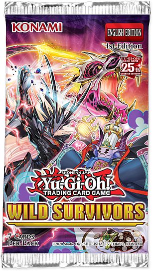 Yu-gi-oh  Booster Pakke Wild Survivors Booster Pack