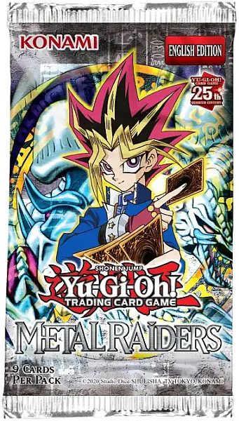 Yu-gi-oh  Metal Raiders 25th Anniversary Booster Pack