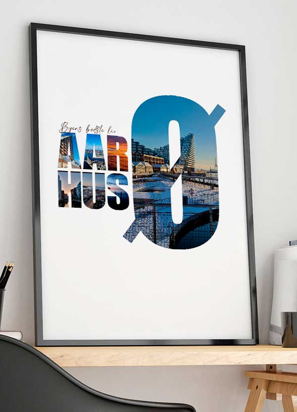 Aarhus  -byplakat Byens Bedste Liv 29     21 Cm  A4  Kr  199 -