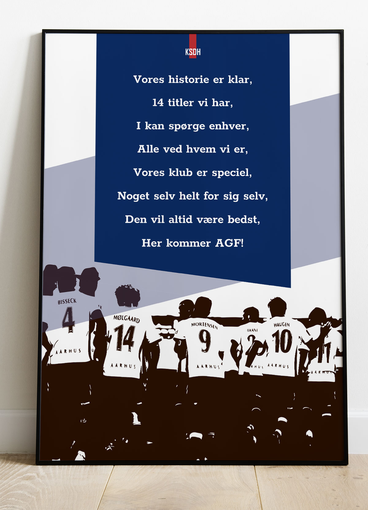 Agf-plakat Vores Historie Er Klar 29     21 Cm  A4  Kr  199 -
