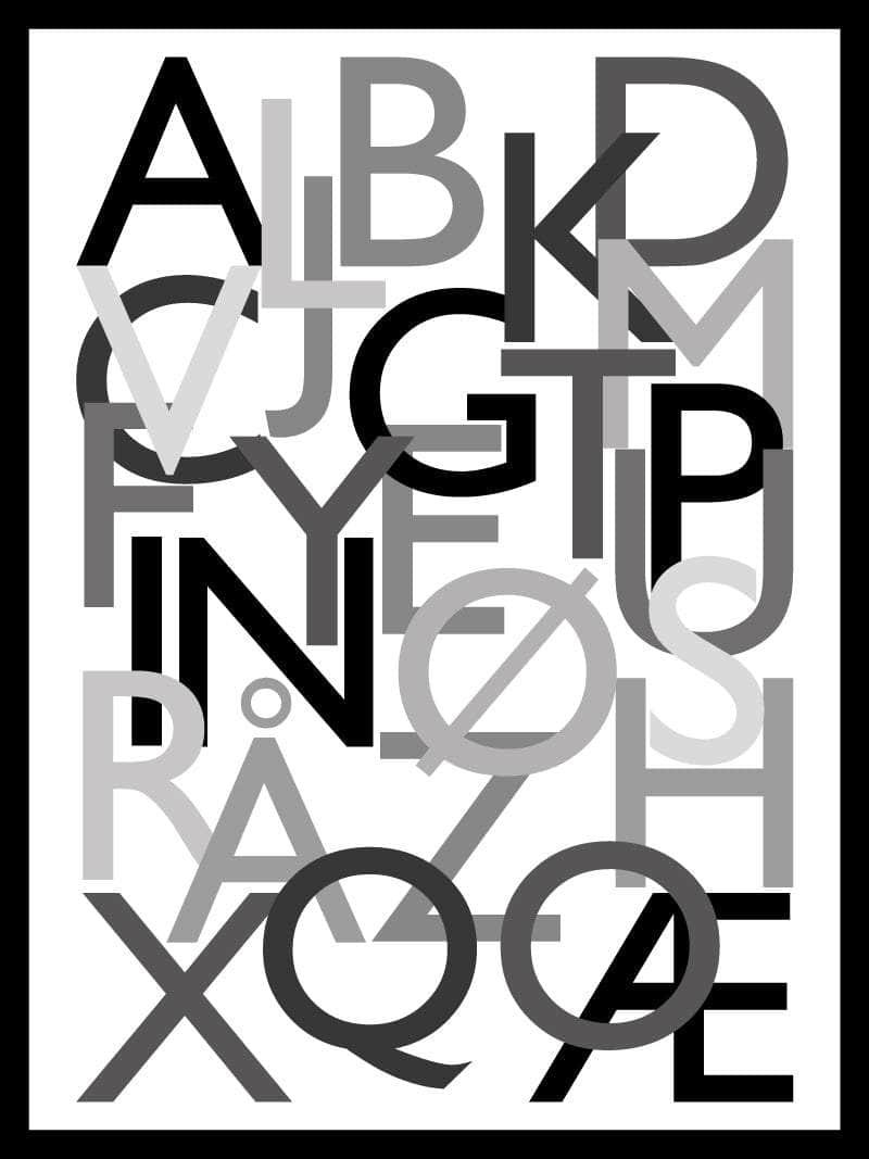 Alfabet Plakat   Citat Plakat   Postersbyus