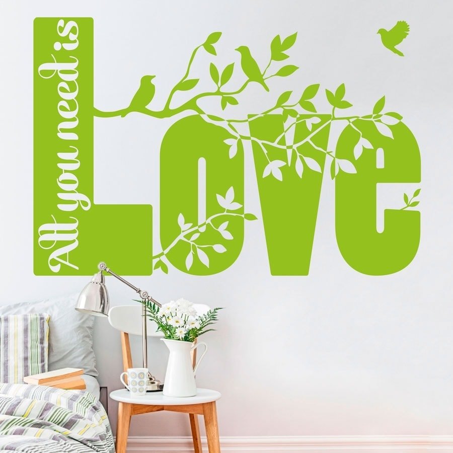 All You Need Is Love Wallsticker
