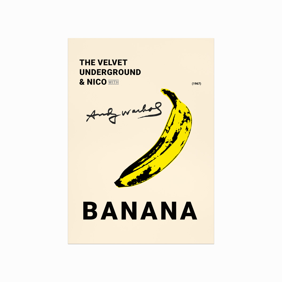 Andy Warhol  Banana