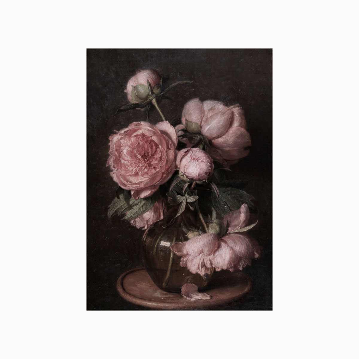 Antik Plakat  Still Life Of Rose
