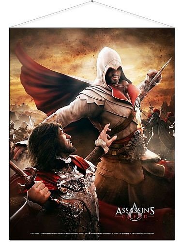 Assassin   Creed Death From Above Wallscroll  Top Kvalitets  Quot Stof Plakat Quot   Crazy Tilbud
