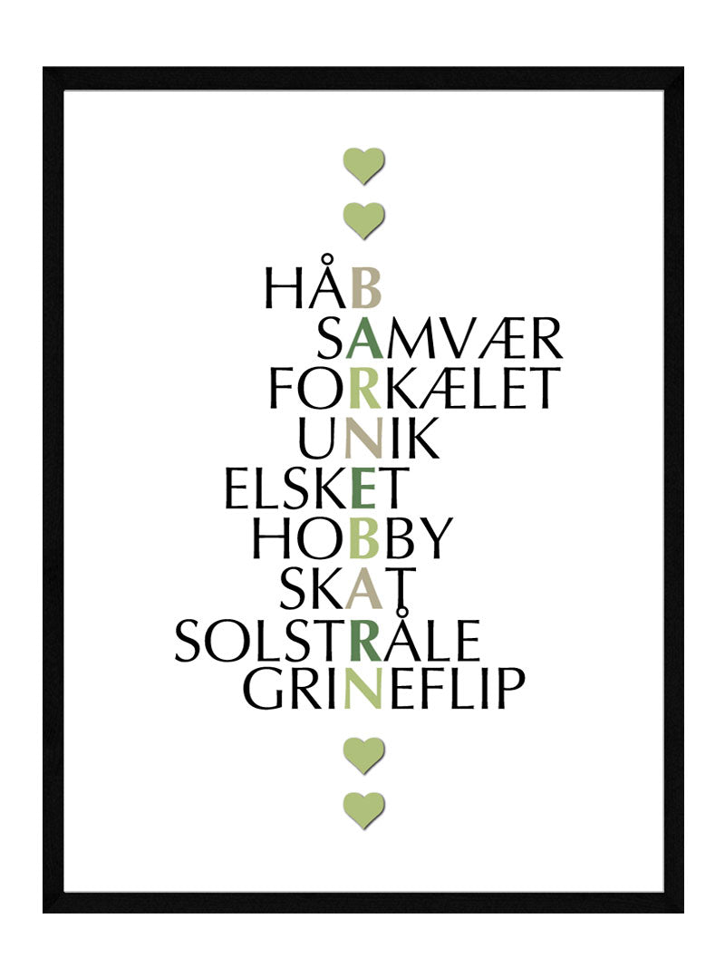 Barnebarn Citat Plakat