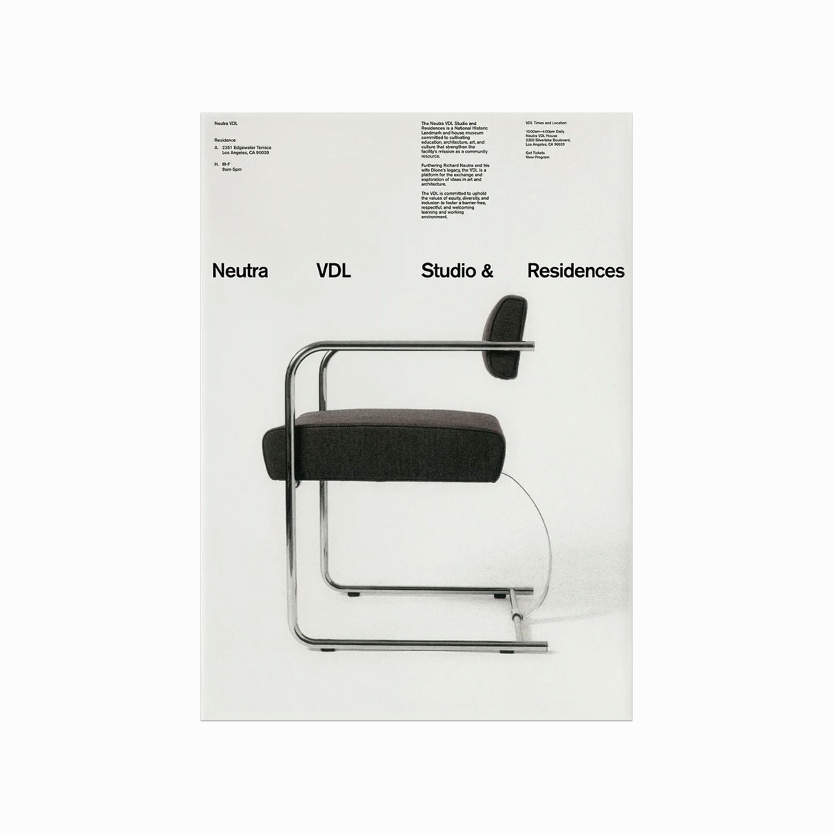 Bauhaus Plakat  The Chair  Cantilever