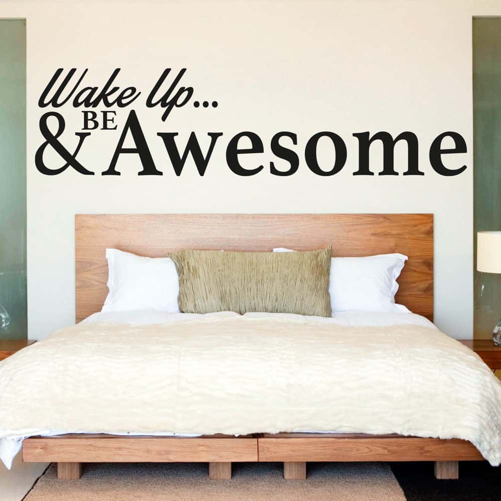 Be Awesome Wallsticker