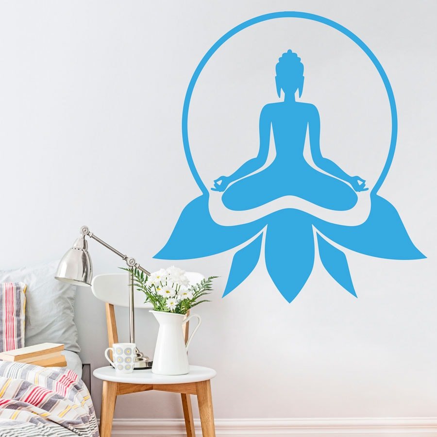 Buddha Meditation Wallsticker