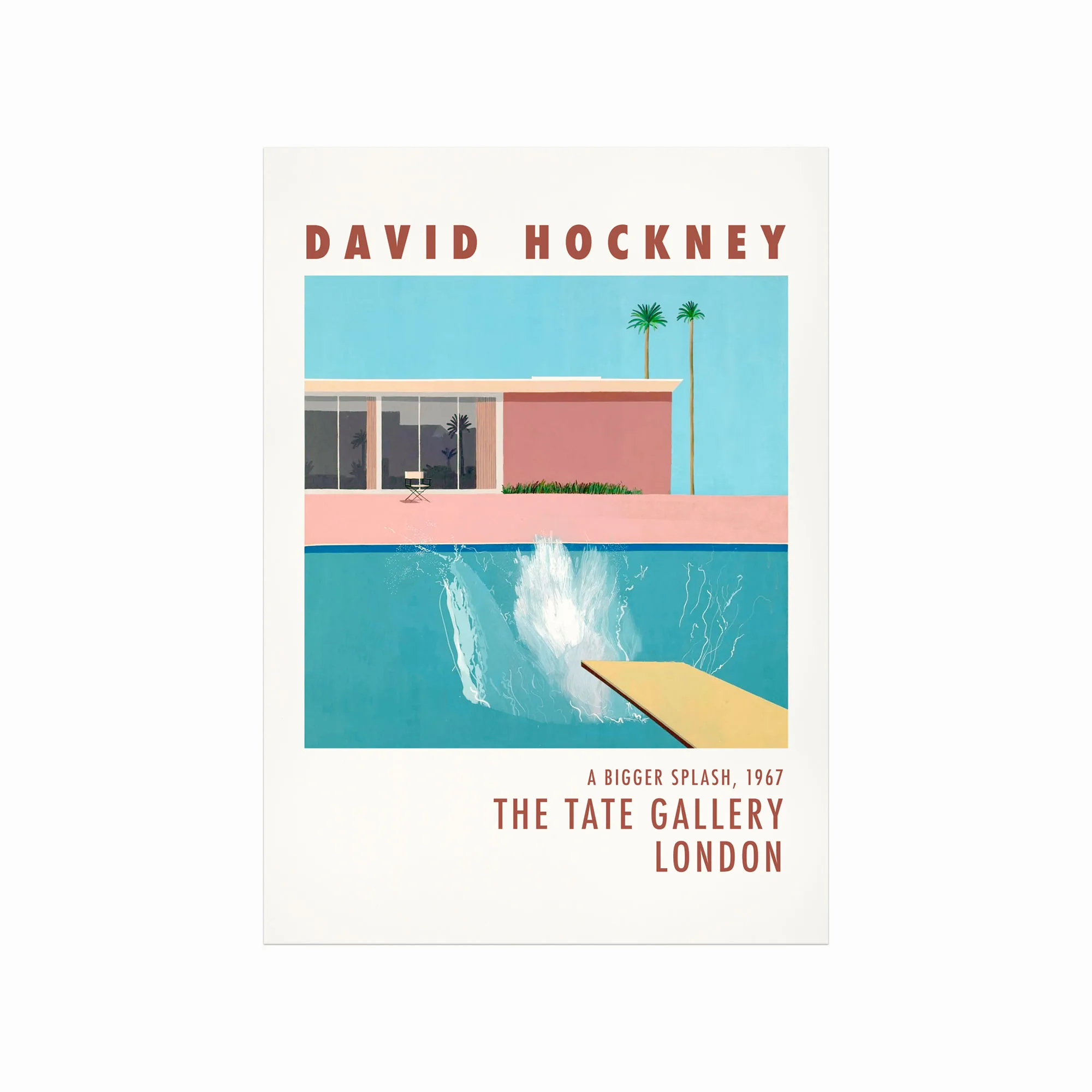 David Hockney Plakat    Bigger Splash