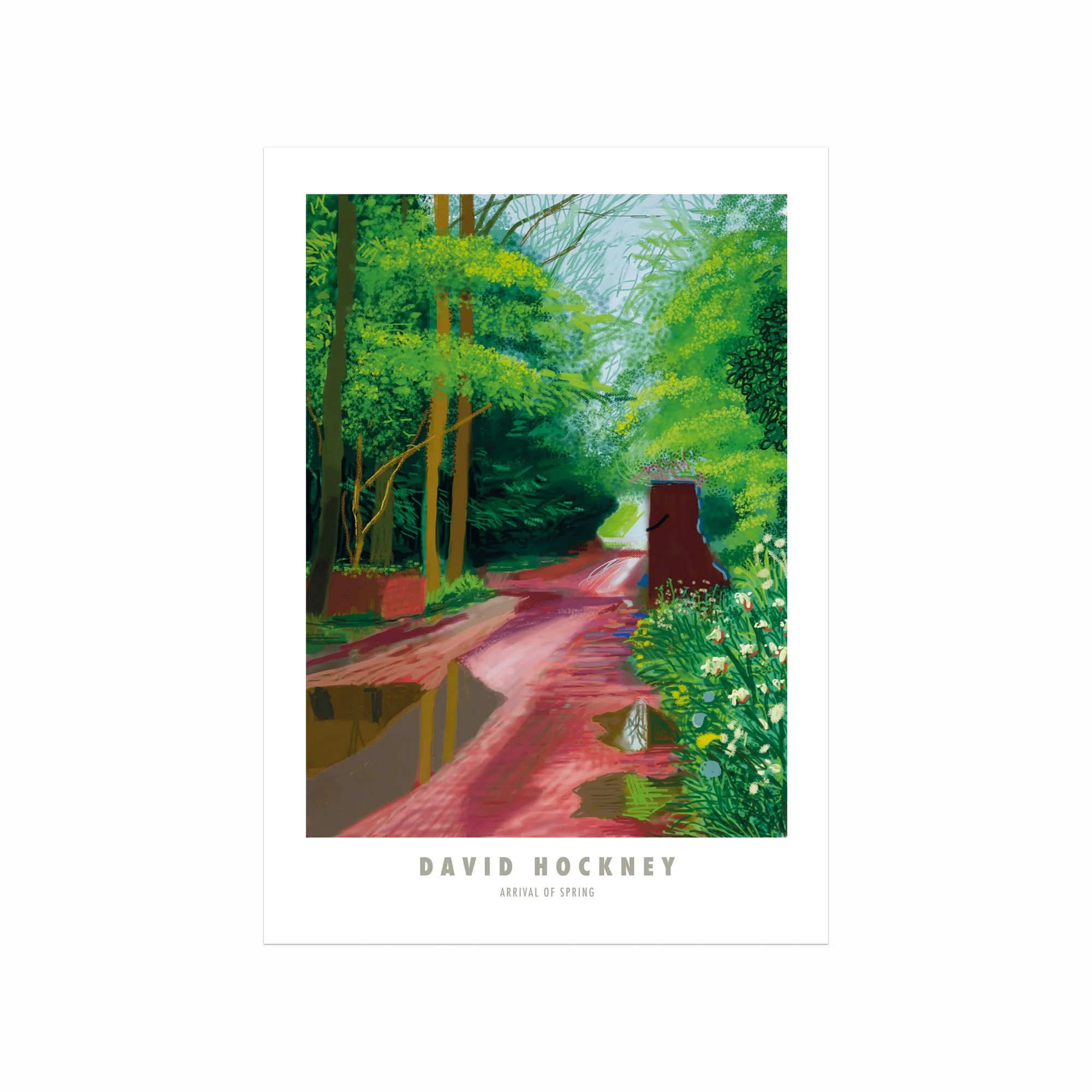 David Hockney Plakat  Arrival Of Spring